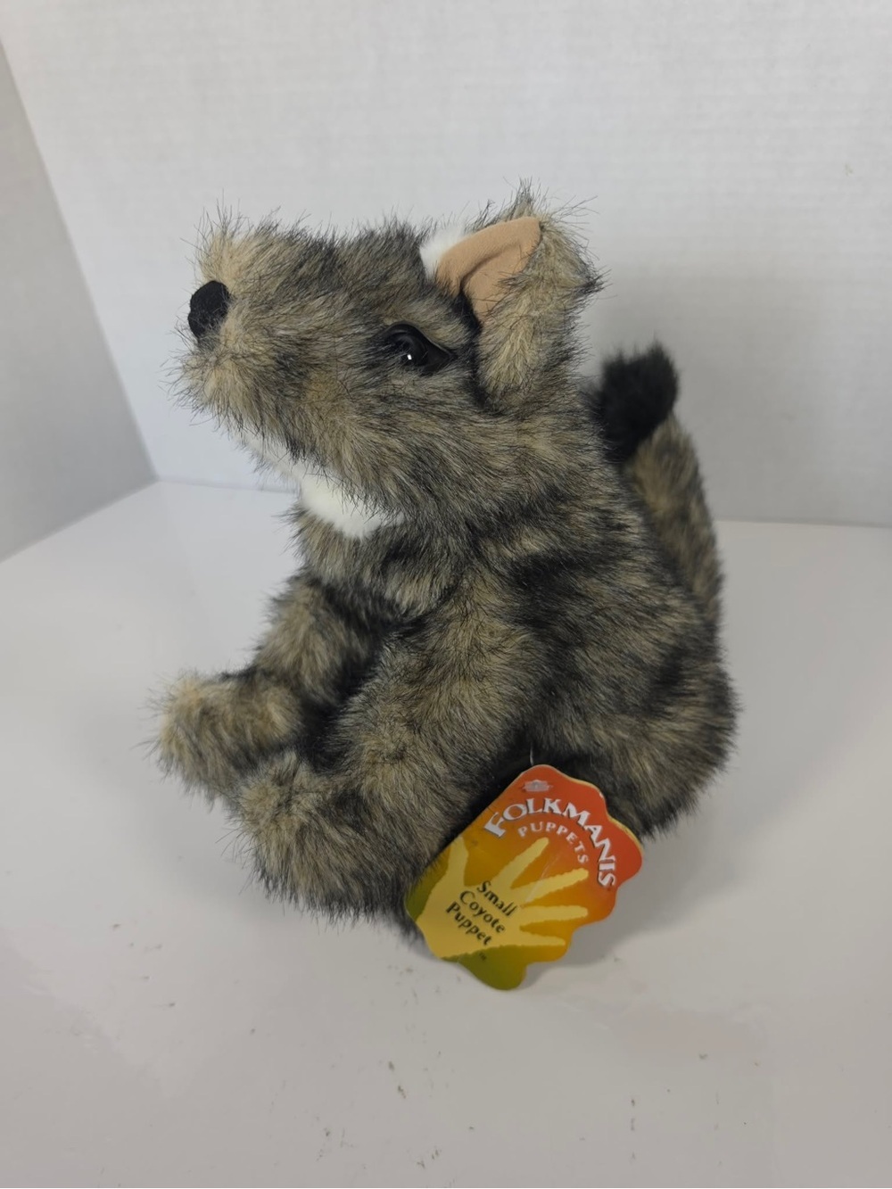 Folkmanis Small Coyote Hand Puppet, 9" - New With Tag -